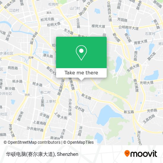 华硕电脑(赛尔康大道) map
