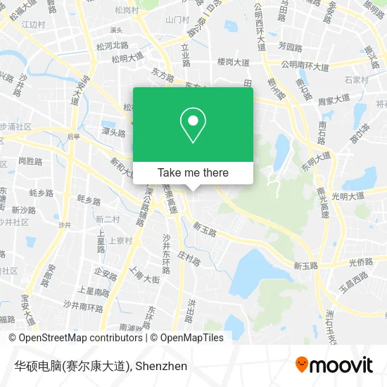 华硕电脑(赛尔康大道) map