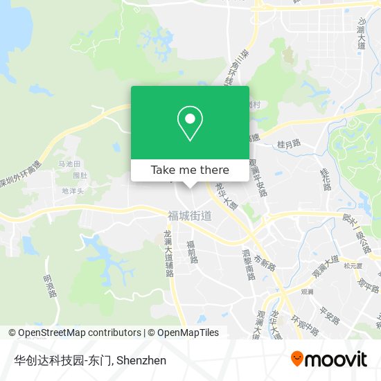 华创达科技园-东门 map