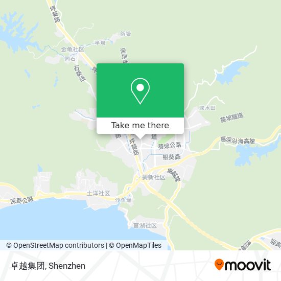 卓越集团 map