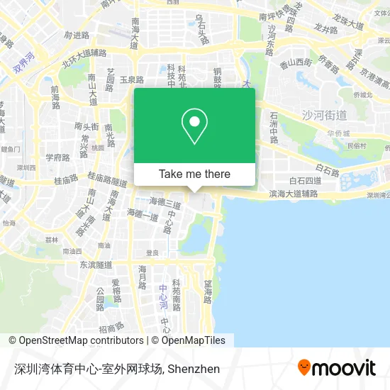 深圳湾体育中心-室外网球场 map