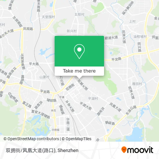 双拥街/凤凰大道(路口) map