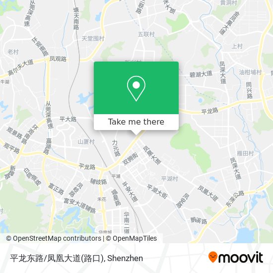 平龙东路/凤凰大道(路口) map