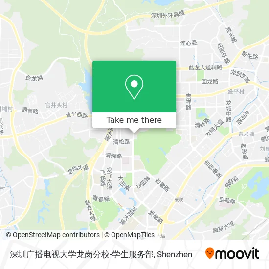 深圳广播电视大学龙岗分校-学生服务部 map