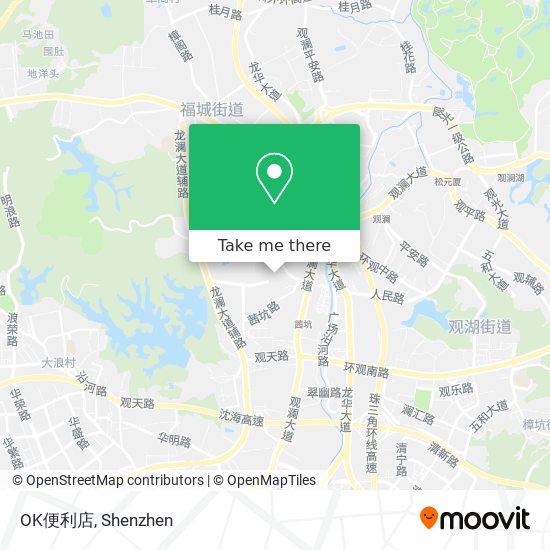 OK便利店 map