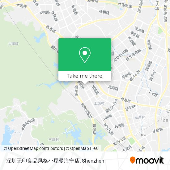 深圳无印良品风格小屋曼海宁店 map