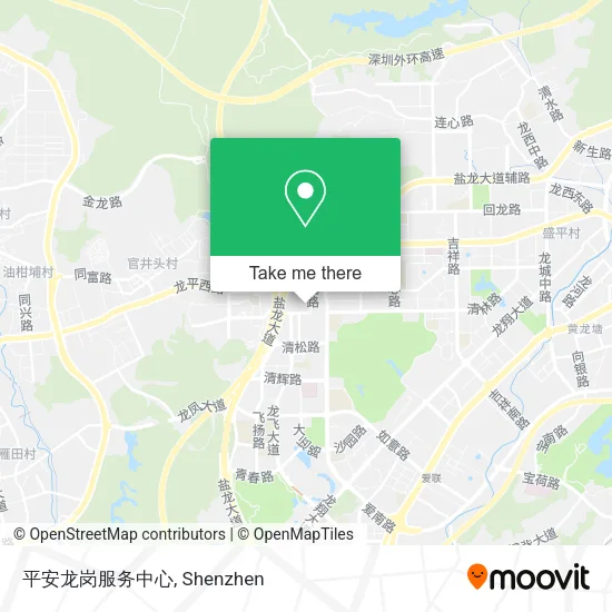 平安龙岗服务中心 map