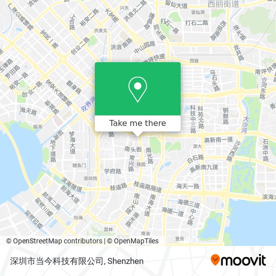 深圳市当今科技有限公司 map