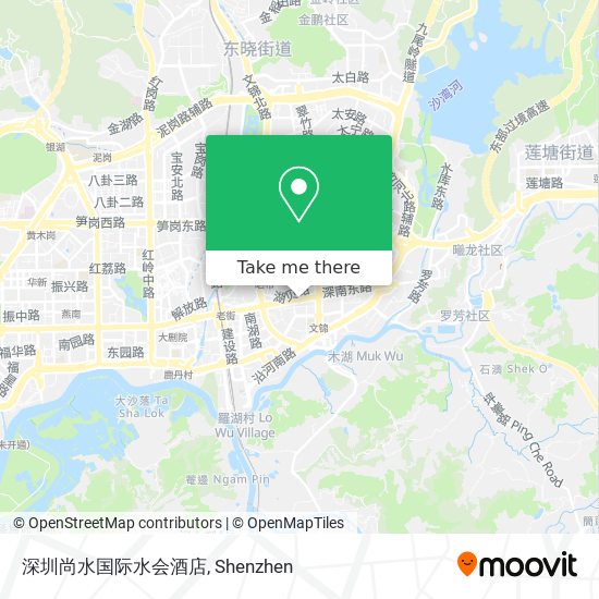 深圳尚水国际水会酒店 map
