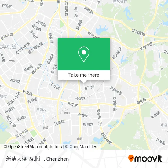 新清大楼-西北门 map