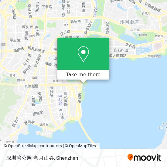 深圳湾公园-弯月山谷 map