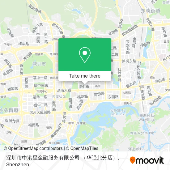 深圳市中港星金融服务有限公司 （华强北分店） map