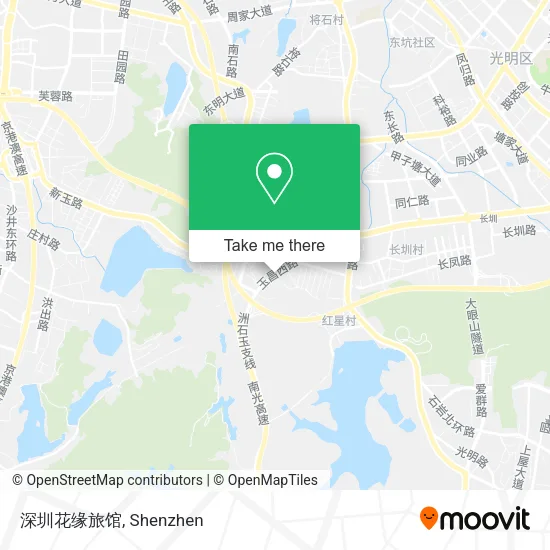 深圳花缘旅馆 map