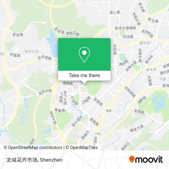 龙城花卉市场 map