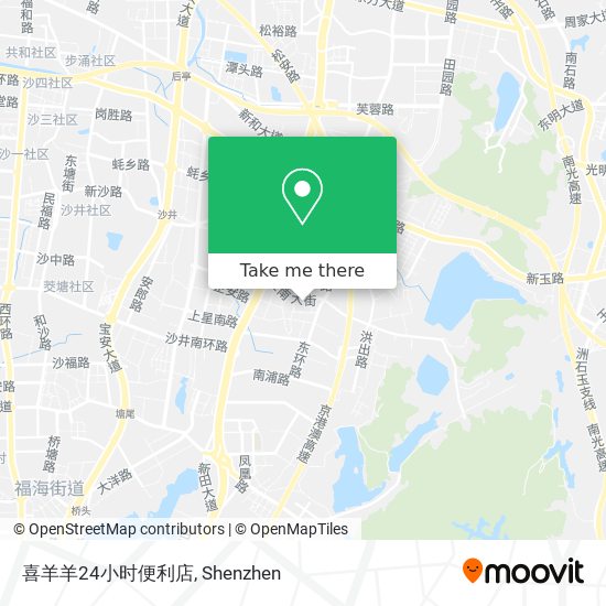 喜羊羊24小时便利店 map