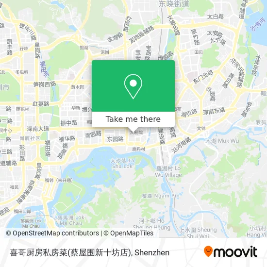 喜哥厨房私房菜(蔡屋围新十坊店) map