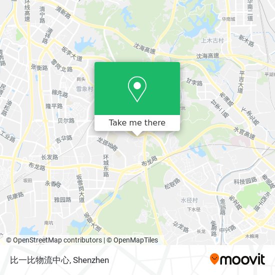 比一比物流中心 map