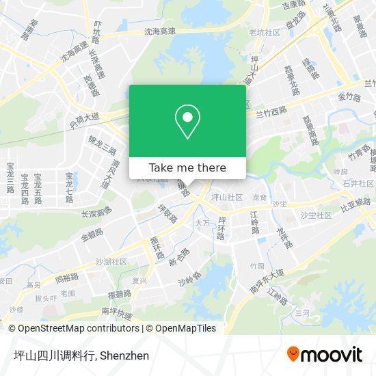 坪山四川调料行 map