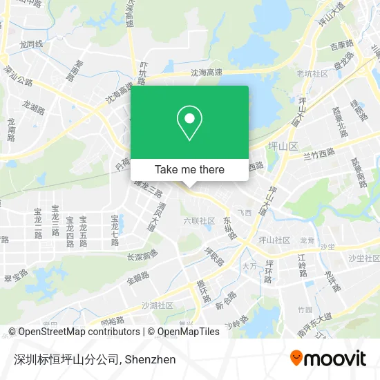 深圳标恒坪山分公司 map