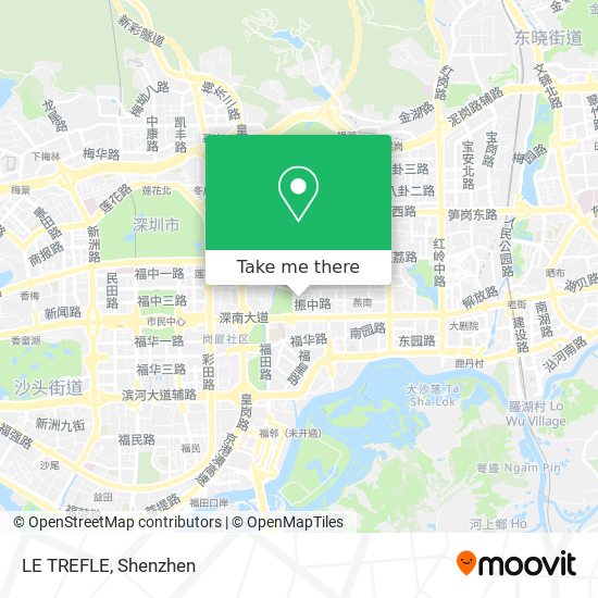 LE TREFLE map
