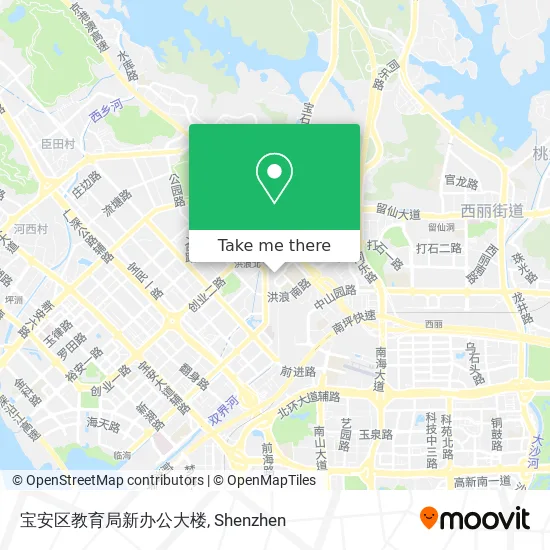 宝安区教育局新办公大楼 map