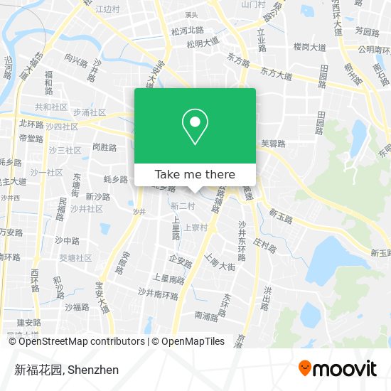 新福花园 map