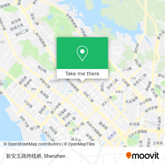 新安五路跨线桥 map