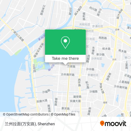 兰州拉面(万安路) map