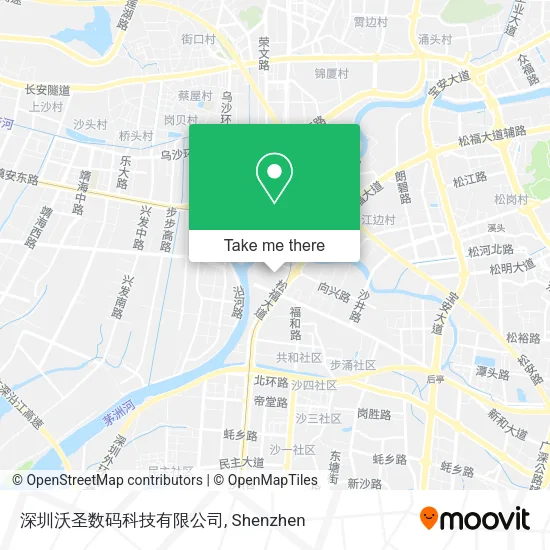 深圳沃圣数码科技有限公司 map