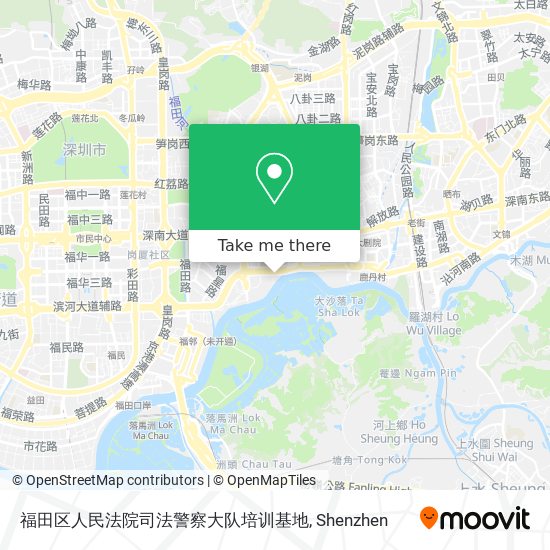 福田区人民法院司法警察大队培训基地 map