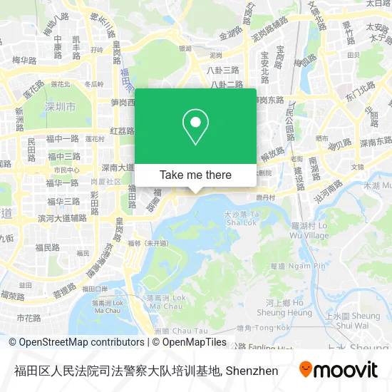 福田区人民法院司法警察大队培训基地 map
