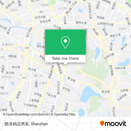 酷派精品男装 map