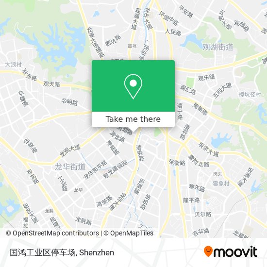 国鸿工业区停车场 map