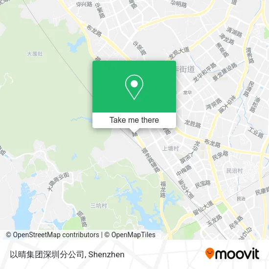 以晴集团深圳分公司 map