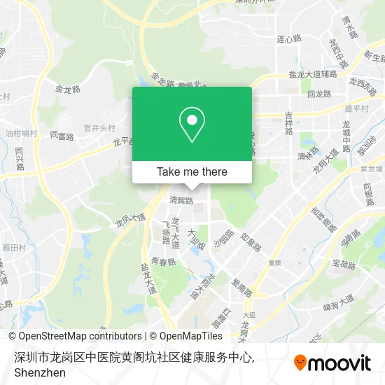深圳市龙岗区中医院黄阁坑社区健康服务中心 map