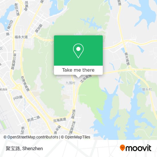 聚宝路 map