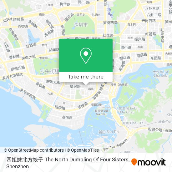 四姐妹北方饺子 The North Dumpling Of Four Sisters map