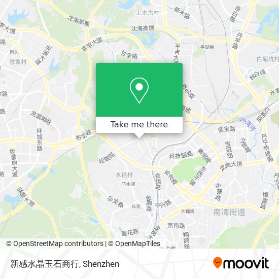 新感水晶玉石商行 map