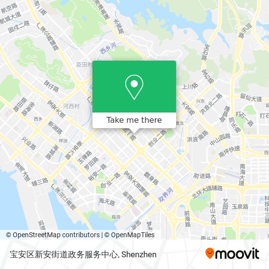 宝安区新安街道政务服务中心 map