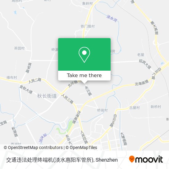 交通违法处理终端机(淡水惠阳车管所) map