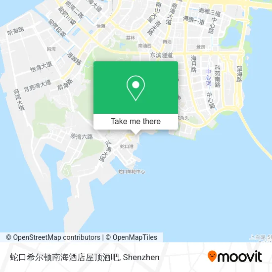 蛇口希尔顿南海酒店屋顶酒吧 map