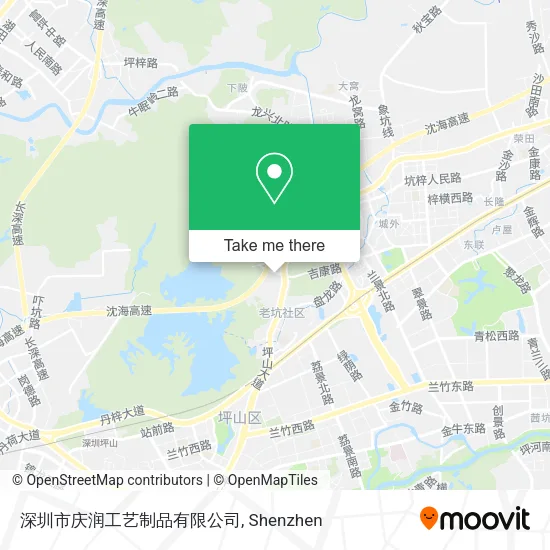 深圳市庆润工艺制品有限公司 map