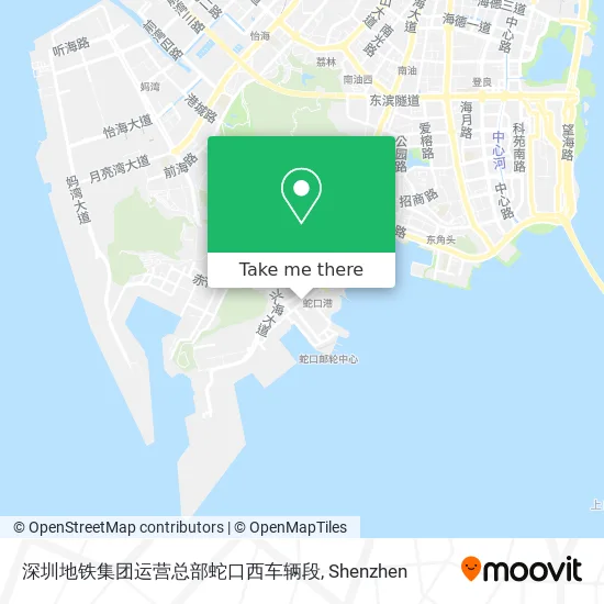 深圳地铁集团运营总部蛇口西车辆段 map