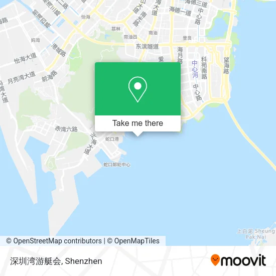 深圳湾游艇会 map