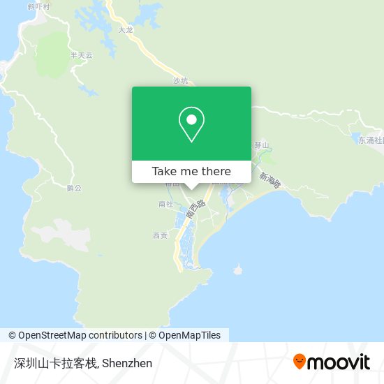 深圳山卡拉客栈 map