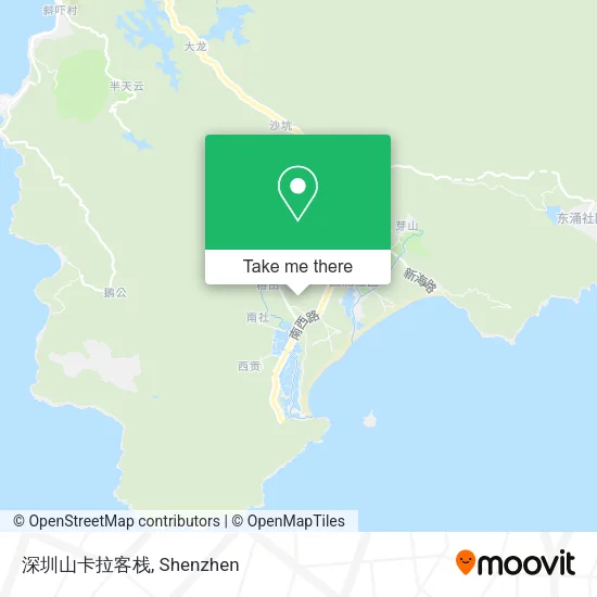 深圳山卡拉客栈 map