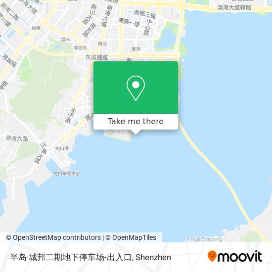 半岛·城邦二期地下停车场-出入口 map