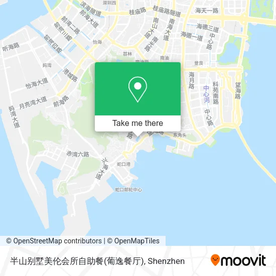 半山别墅美伦会所自助餐(葡逸餐厅) map