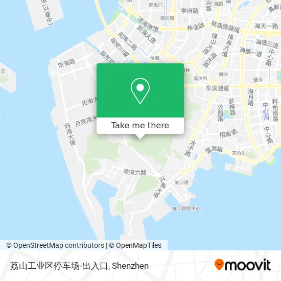 荔山工业区停车场-出入口 map
