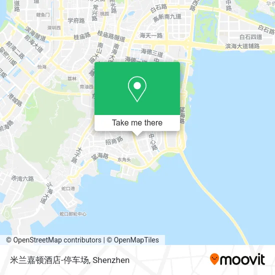 米兰嘉顿酒店-停车场 map